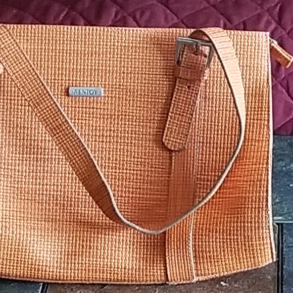 COPY - Vintage Orange Handbag 👜 - Picture 3 of 5